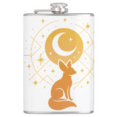 Flasques Renard du désert céleste - Lune et étoiles Cosmiqu (Devant)