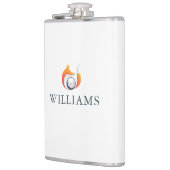 Flasques Renard Moderne Et Bal De Golf Nom Personnalisé (Gauche)