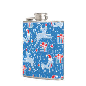 Flasques Rennes de Noël et ballon de hip-hop (Gauche)