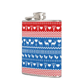 Flasques Rennes de Noël, Snowflakes et Mittens (Gauche)