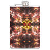 Flasques Répété du triangle rouge générant des formes étran (Devant)