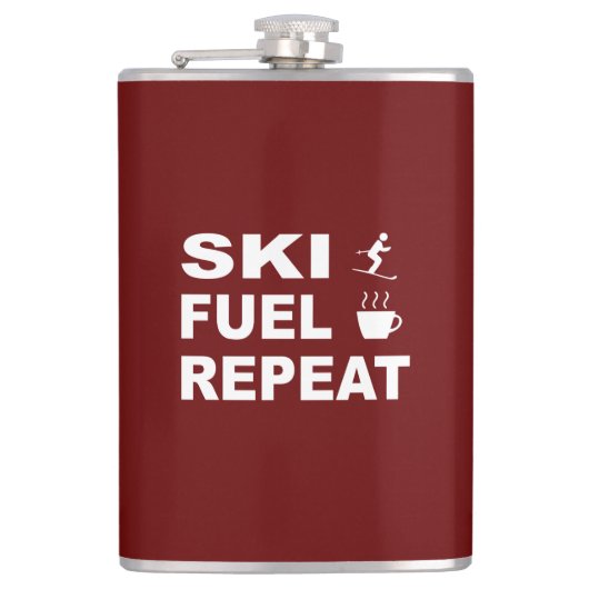 Flasques Répétition du carburant de ski (Devant)