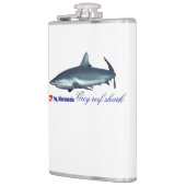 Flasques requin gris cool (Gauche)