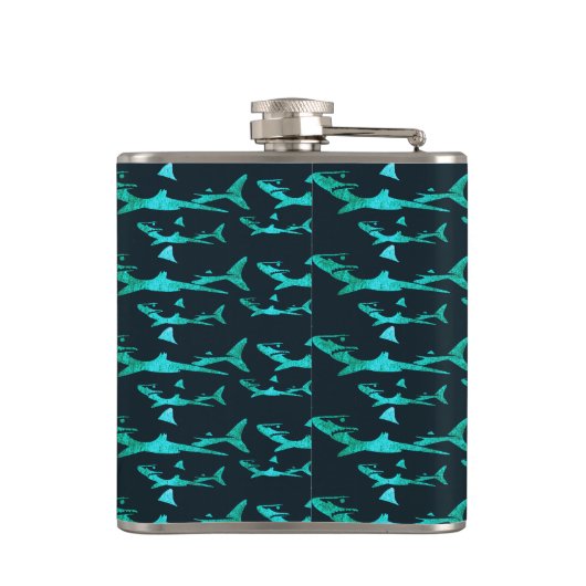 Flasques Requins bleus (Dos)