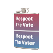 Flasques Respecter le vote et l'électeur (Gauche)