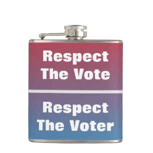 Flasques Respecter le vote et l'électeur