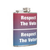 Flasques Respecter le vote et l'électeur (Droite)