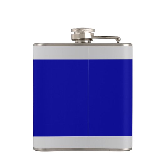 Flasques Restez calme DO-IT-YOURSELF couronne bleue blanche (Dos)