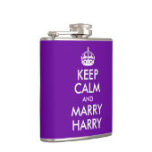 Flasques Restez calme et épousez Harry (Droite)