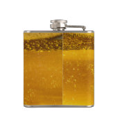 Flasques Restez calme et votre texte pour une bière Cool (Dos)