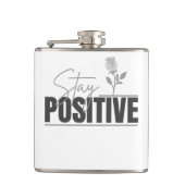 Flasques Restez Positif Inspirant (Devant)