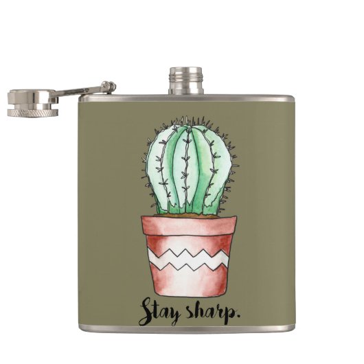Flasques Restez Sharp Cactus (Ouvert)