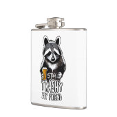 Flasques Restez Trashy Mon Ami Raccoon (Gauche)