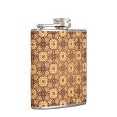 Flasques Rétro arrière - plan coloré de motif (Droite)