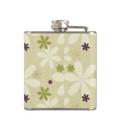 Flasques Rétro arrière - plan floral (Dos)