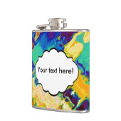 Flasques Rétro conception d'abrégé sur texture (Gauche)