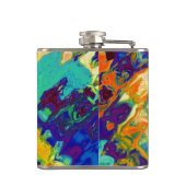 Flasques Rétro conception d'abrégé sur texture (Dos)