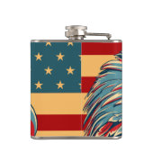 Flasques Rétro drapeau patriotique américain d'Eagle (Dos)