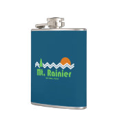 Flasques Rétro du parc national du Mont-Rainier (Gauche)