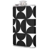 Flasques Retro Minimalist Style Black Geometric Bauhaus (Gauche)