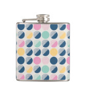 Flasques Rétro motif de demi-cercle (Devant)