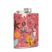 Flasques Rétro motif floral (Droite)