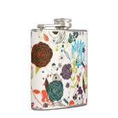 Flasques Rétro motif floral 2 (Droite)