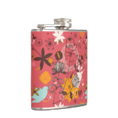Flasques Rétro motif floral 7 (Droite)