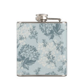 Flasques Rétro motif floral avec des fleurs de viburnum (Dos)