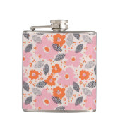 Flasques Rétro motif floral mignon (Devant)