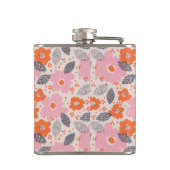 Flasques Rétro motif floral mignon (Dos)