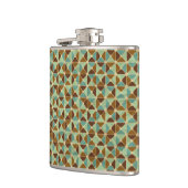 Flasques Rétro motif géométrique (Gauche)