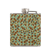 Flasques Rétro motif géométrique (Dos)