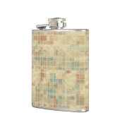 Flasques Rétro motif géométrique 2 (Gauche)