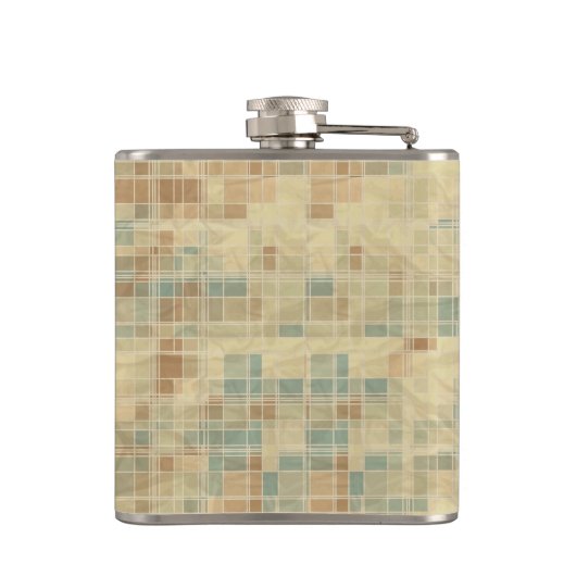 Flasques Rétro motif géométrique 2 (Dos)