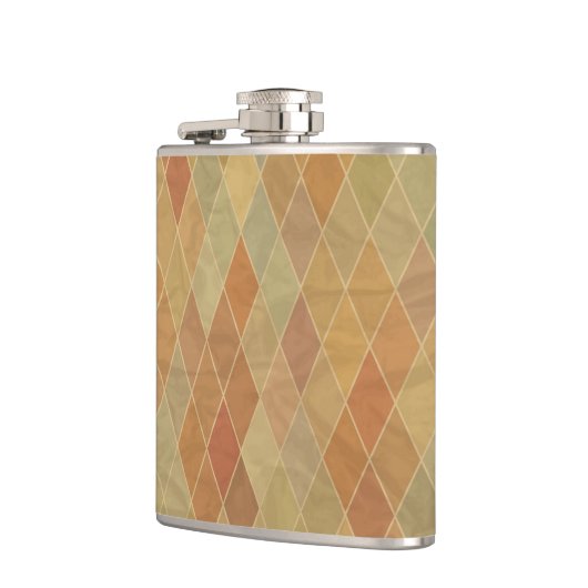 Flasques Rétro motif géométrique 2 (Gauche)