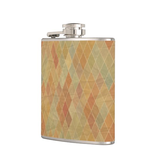 Flasques Rétro motif géométrique 2 (Gauche)