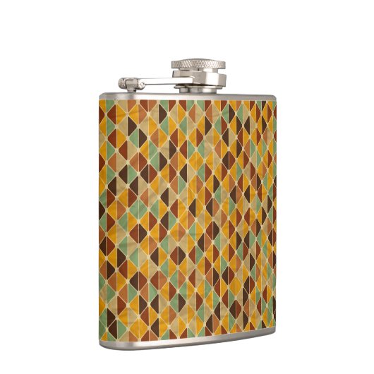 Flasques Rétro motif géométrique 3 (Droite)