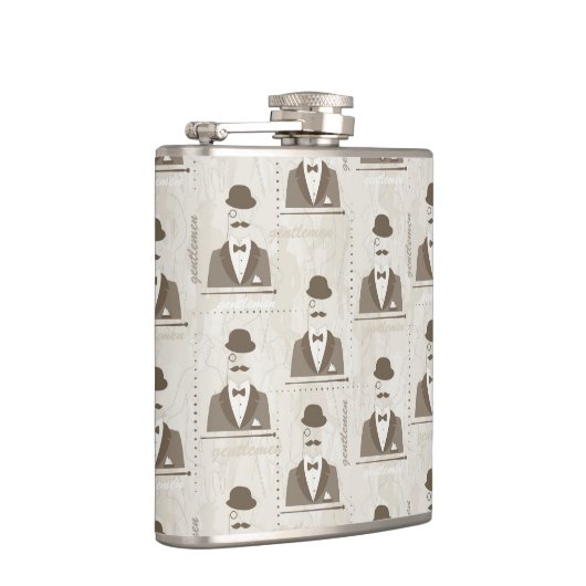 Flasques Rétro motif pour l'homme (Droite)