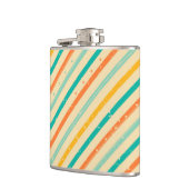 Flasques Rétro motif rayé grunge (Gauche)