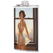 Flasques Retro Old School Pin-up Girl (Gauche)