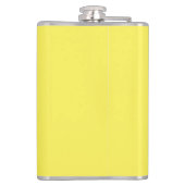 Flasques Retro Pinup Girl Hip Flask Miss Cherrie Yellow (Dos)