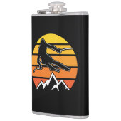 Flasques Retro Skiing (Gauche)