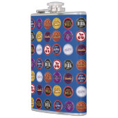 Flasques Retro Soda Cap Flask, Vintage Pop Art  (Gauche)