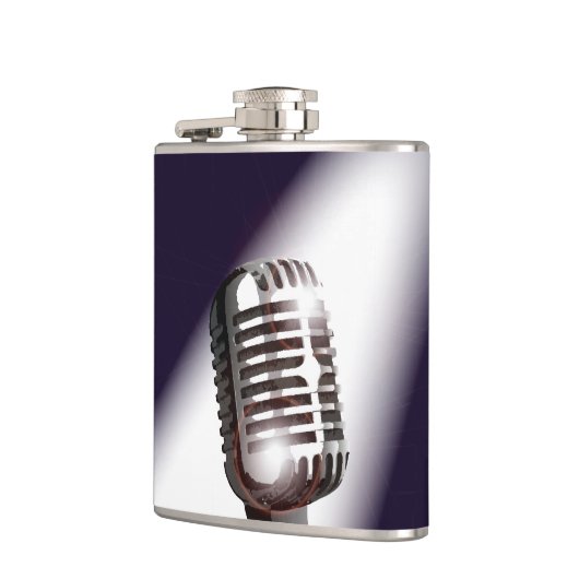 Flasques Rétro stage microphone (Gauche)