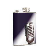 Flasques Rétro stage microphone (Droite)