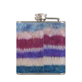 Flasques rétro traditionnel tricoté coloré de rayures (Dos)