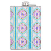 Flasques Rêve Pastel Boho Géométrique Kaléidoscope (Dos)