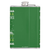 Flasques Rêver de grands Noël blancs style doux (Dos)