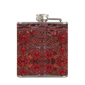 Flasques rhinocéros de rubis à cristal de glam bohème (Dos)